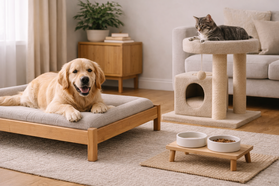 The Benefits of Elevated Furniture for Dogs and Cats at Home
