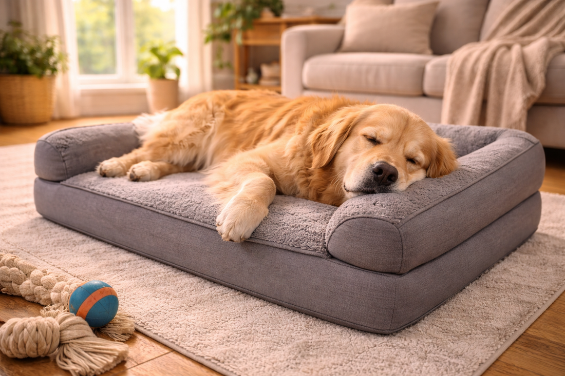 🐶 How Orthopedic Dog Beds Help Support Joint Health and Better Sleep