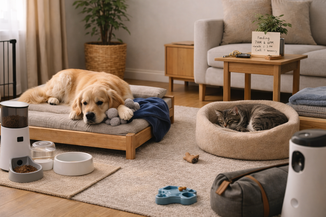 Preparing Your Home for Pets When You’re Away