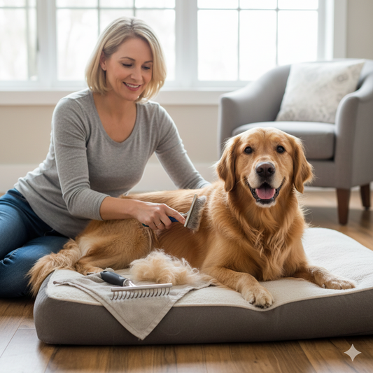 🐶 How the Right Grooming Brush Reduces Shedding and Skin Irritation