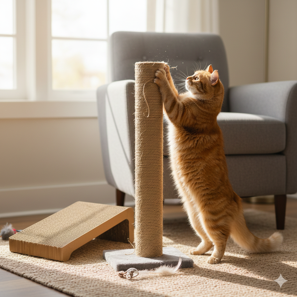 🐱 Why Scratching Posts Are Essential for Healthy Indoor Cats