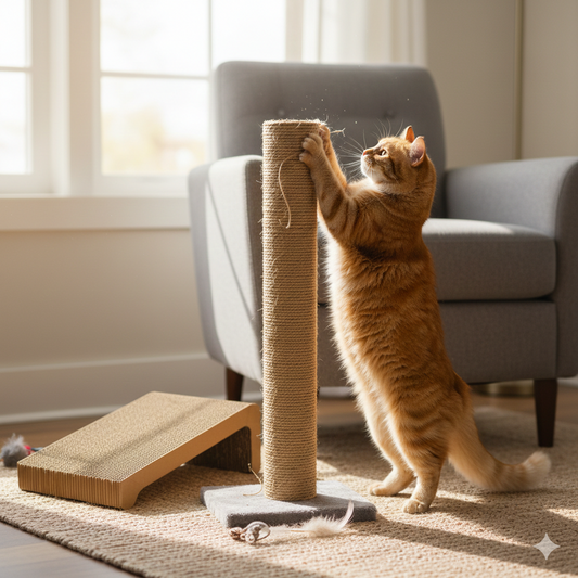 🐱 Why Scratching Posts Are Essential for Healthy Indoor Cats