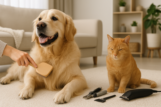 How to Create a Stress-Free Grooming Routine for Dogs and Cats