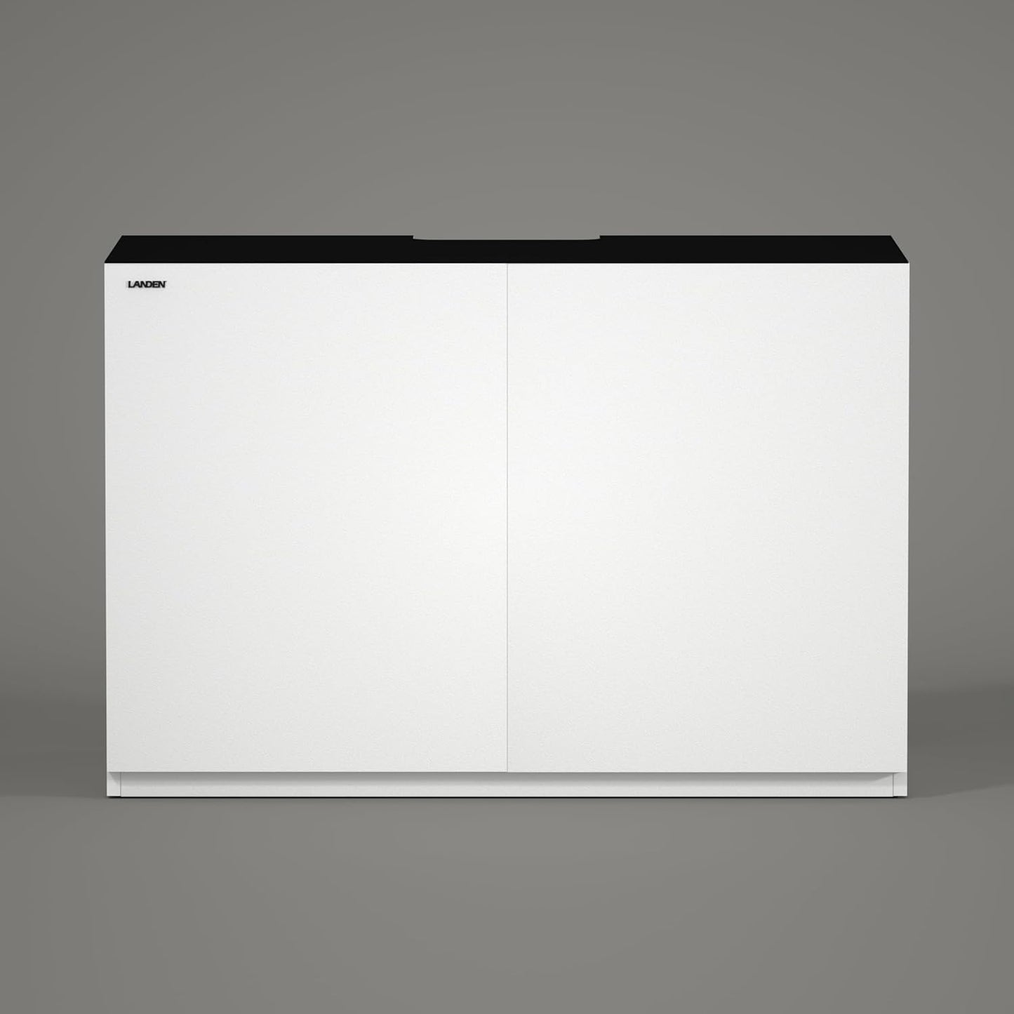 LANDEN Aquarium Stand and Cabinet, for up to 105Gal Tank, Fish Tank, Nano Foam Leveling Mat Included, Contemporary and Simple Design W47.2xD23.6xH31.49 in Wooden Matte White Painted (Stand Only)